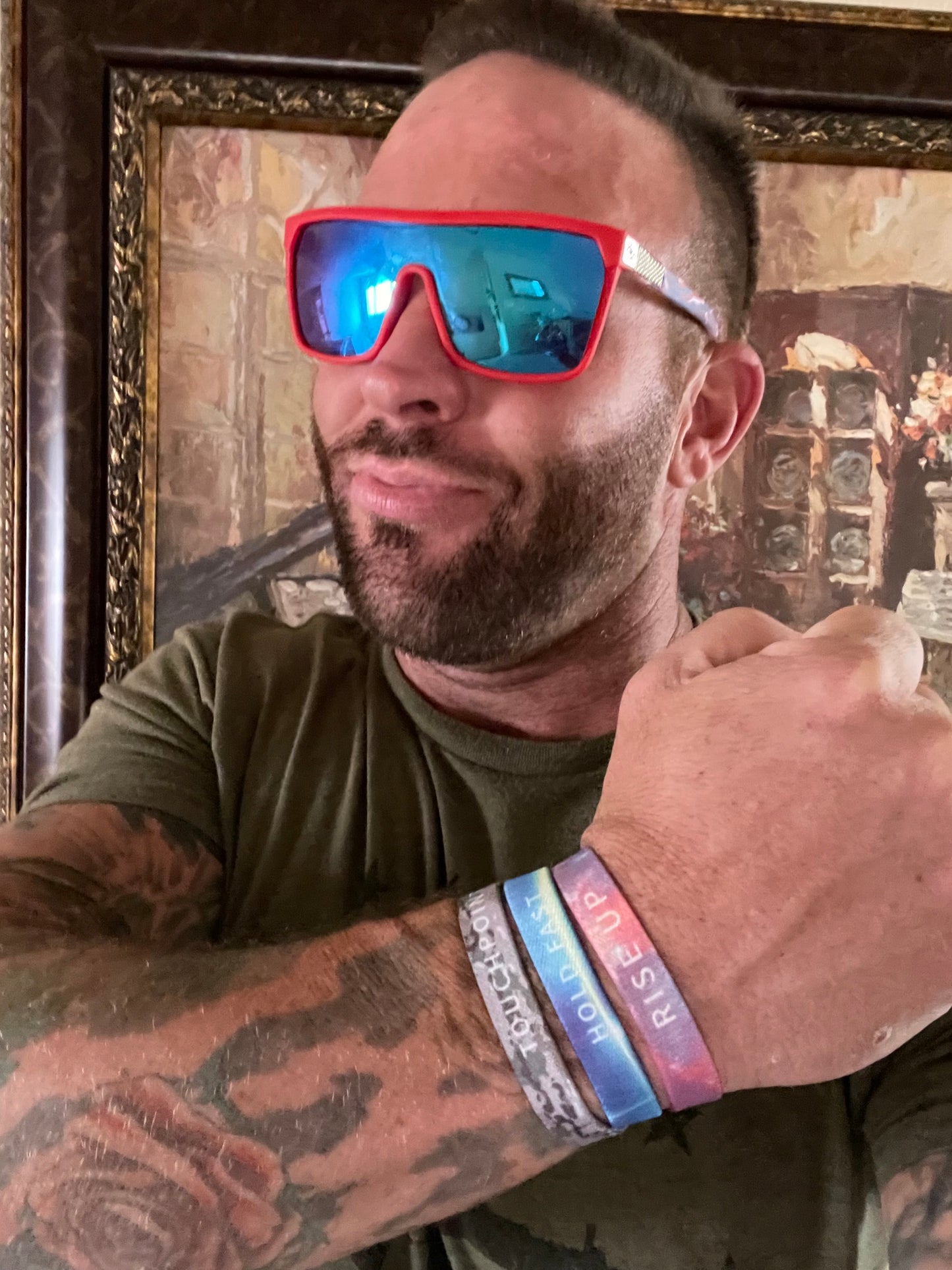 Mighty Warrior Trident Wristbands